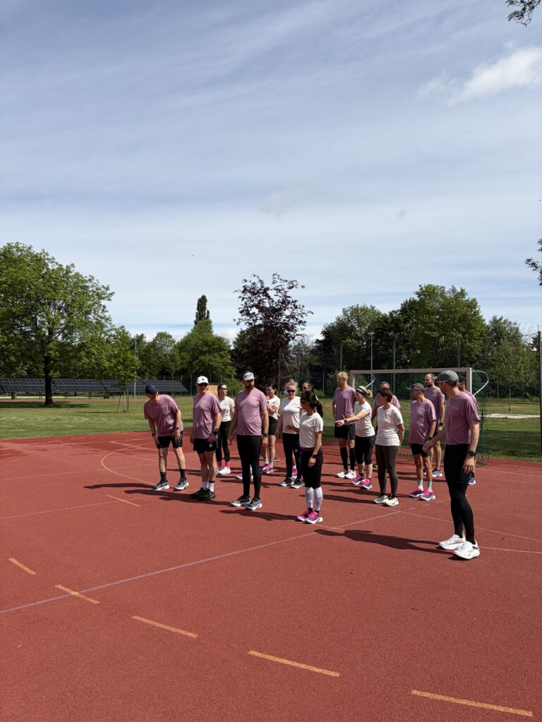 Lauftraining auf der Laufbahn